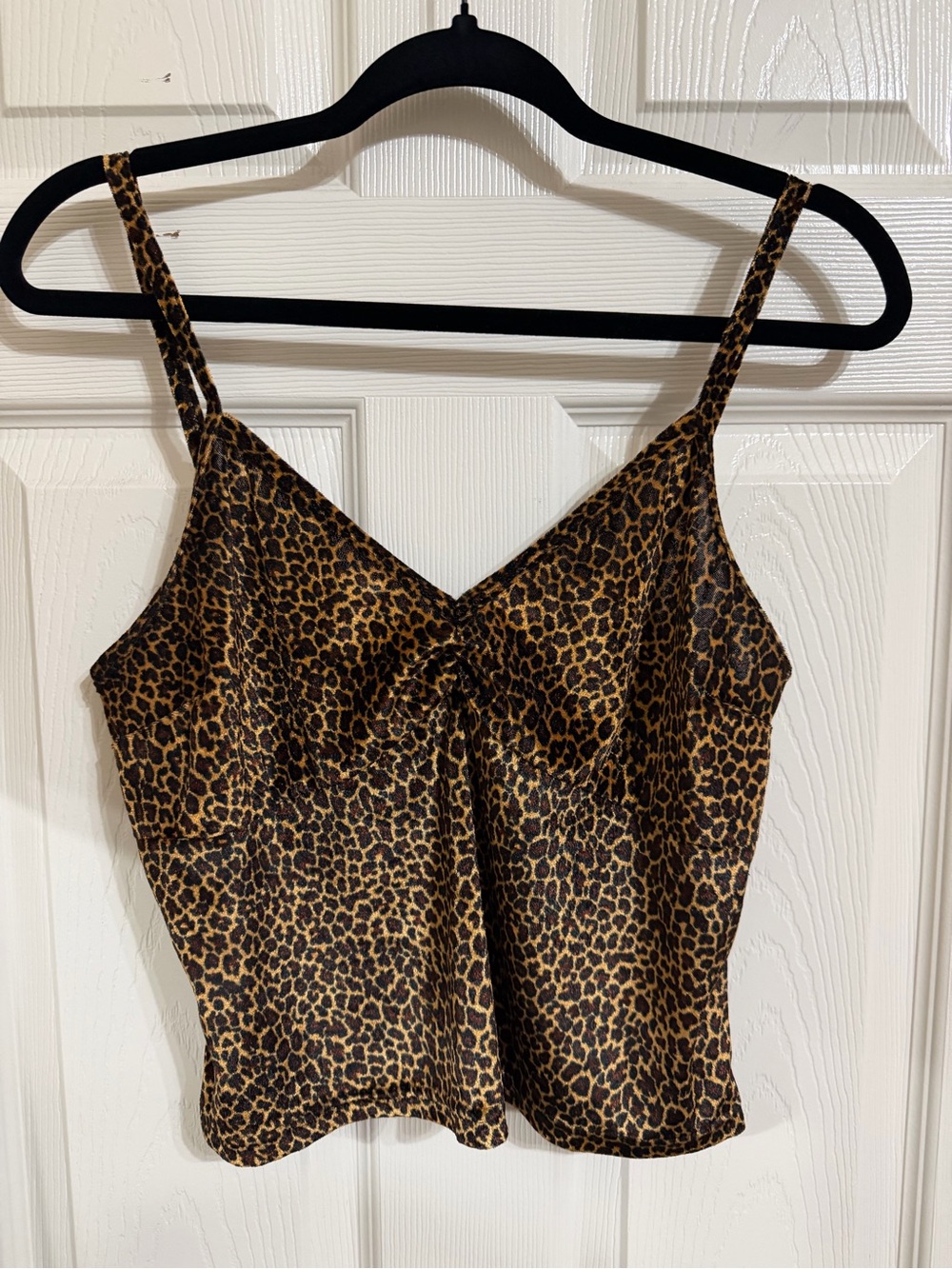 Love Street Leopard Print Cami Top - Sz Large